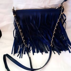 Crossbody purse. Navy.